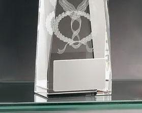ゲートボール専用クリスタルトロフィー（6302）
