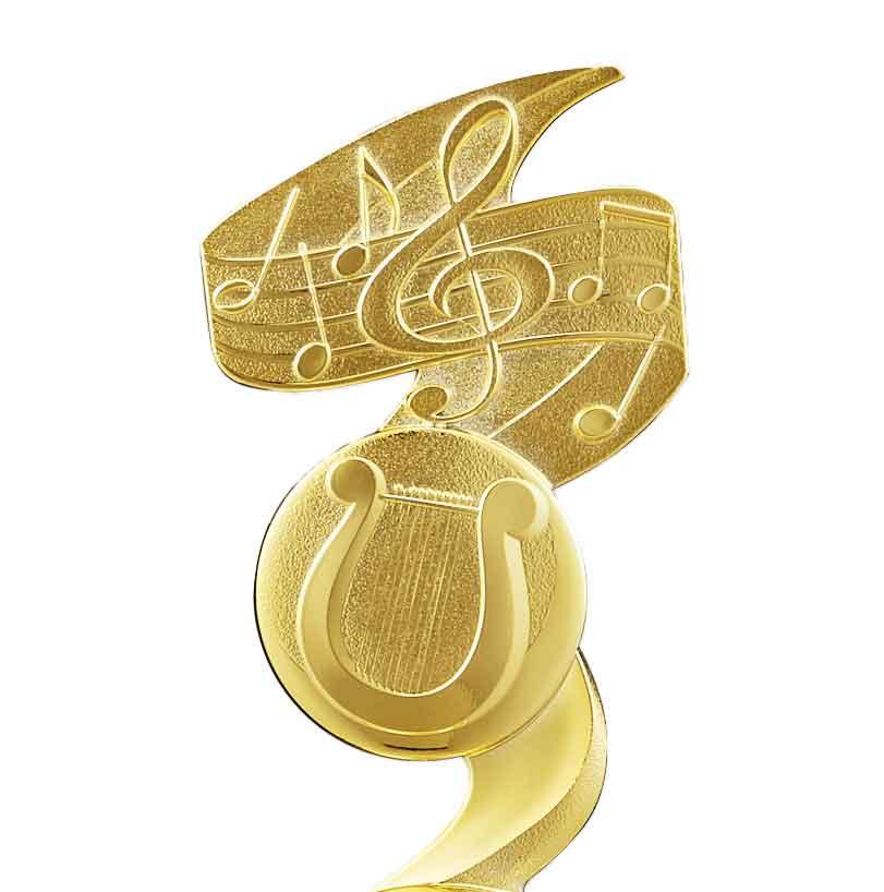 音楽専用トロフィー(ト音記号)(3155)